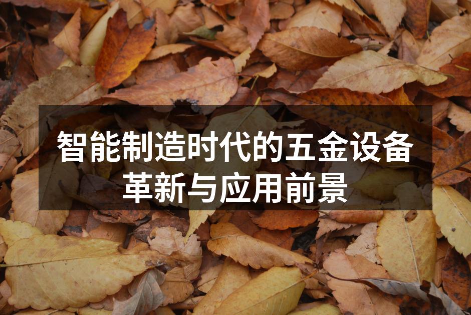 智能制造时代的五金设备革新与应用前景
