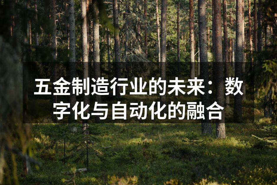 五金制造行业的未来:数字化与自动化的融合